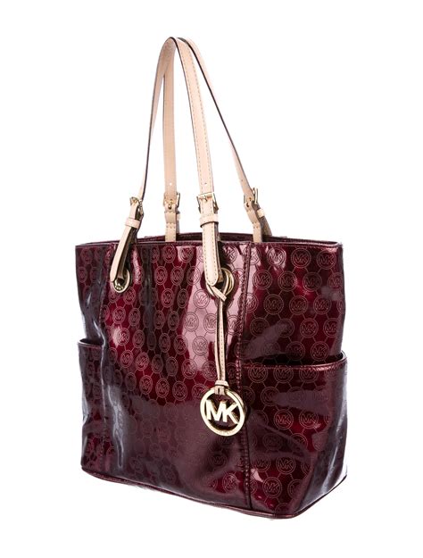 michael kors leather tote bag price|Michael Kors large monogram tote.